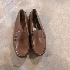 SAKS Fifth Avenue Brown Driving Moccasins.